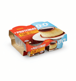 Flan de huevo +Proteínas 0% m.g